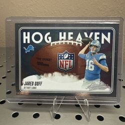 2025 Panini Absolute Jared Goff Hog Heaven #HH-JGF Detroit Lions
