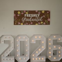 Hand Painted Graduation Banner
