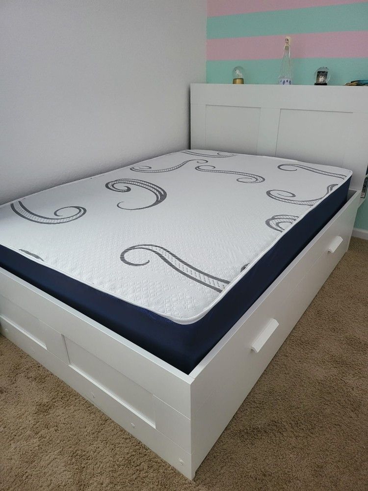 NEW FULL MATTRESS WITH BOX SPRING ♨️ Bed frame is not available