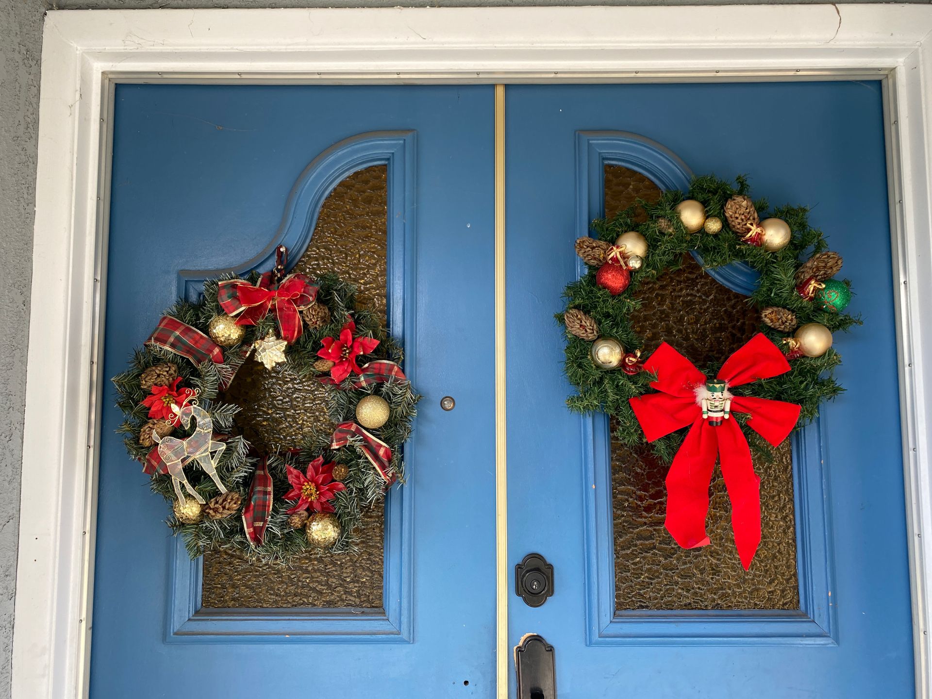 Two wreaths