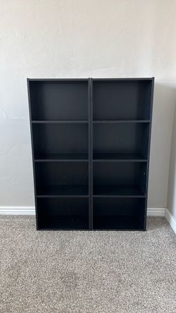 Black Wooden Bookshelf