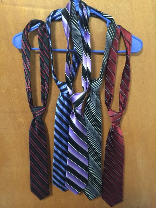 Five assorted neckties