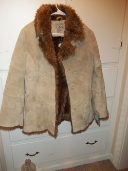NEW women's xl suede leather jacket