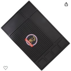 Beatifufu Hairdressing Tool pad Counter mat for Clippers Barber Organizer mat Barber Rubber mat Hair Salon mat Barber Tool mat Barber Workstation mat 