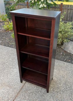 Solid Wood Standing Bookcase