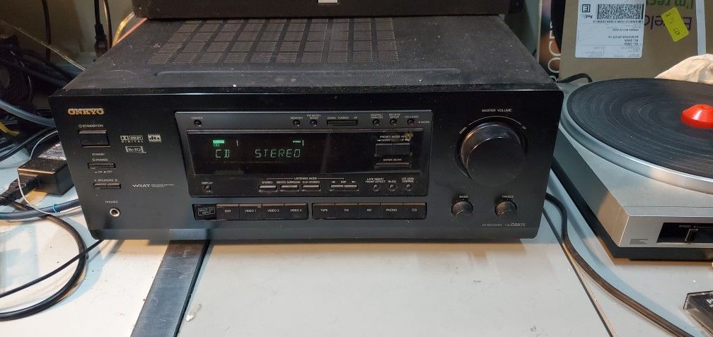 Onkyo 5.1 Channel AV Receiver Digital Stereo DTS Surround TX-DS575 Watch Video