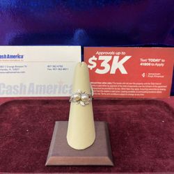 White Gold Pearl Ring