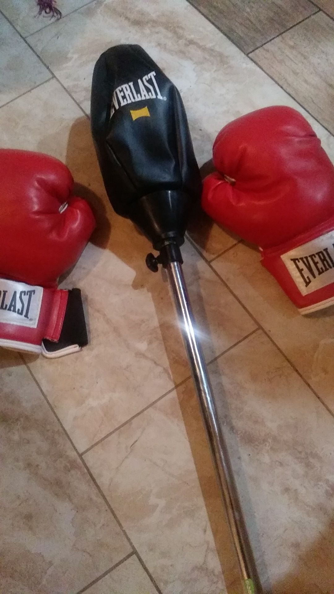 New Boxing Gloves. & New speed Punching Bag