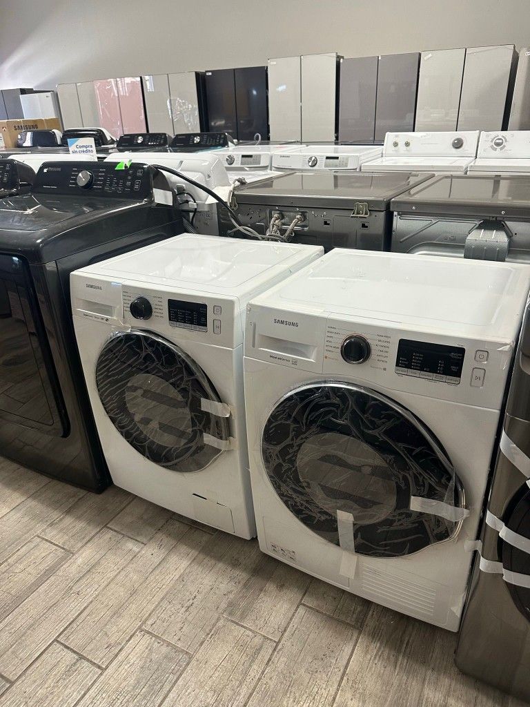 Samsung Compact Small Washer and Dryer Set Electric