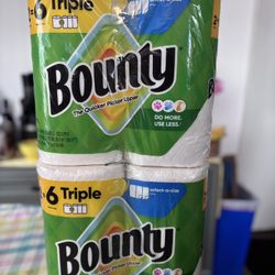 Bounty 6 Triple Rolls Select-A-Size Paper Towels(5 EACH$$)