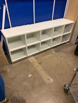 White storage unit - retail fixture