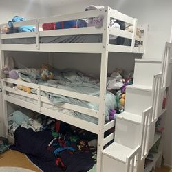 3 Tier Twin Bunk Bed