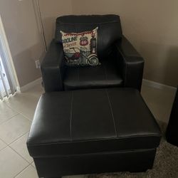 Sofa, Chair And Ottoman 