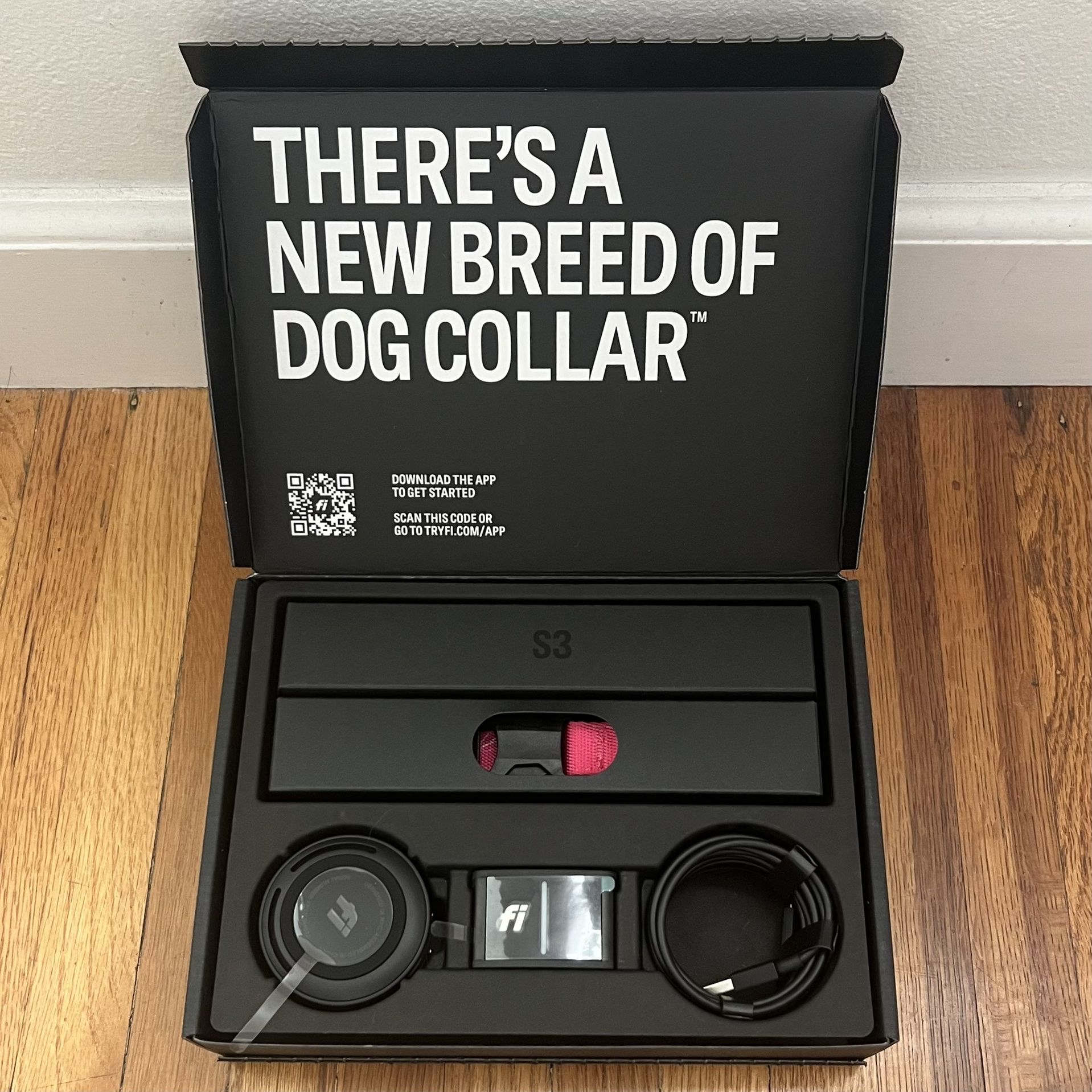 NIB Pink Fi Series 3 GPS Collar in XS