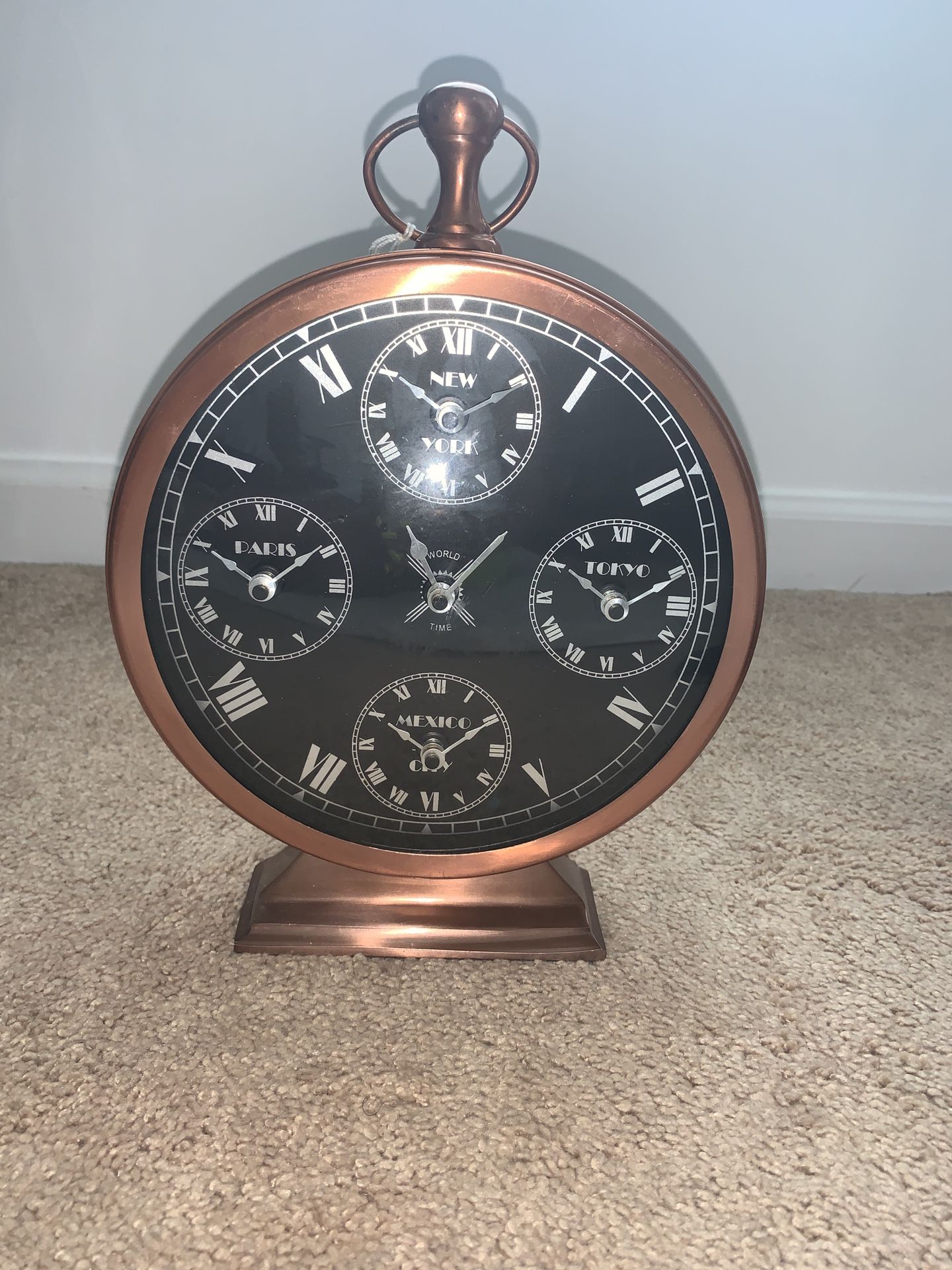 Copper Antique Clock