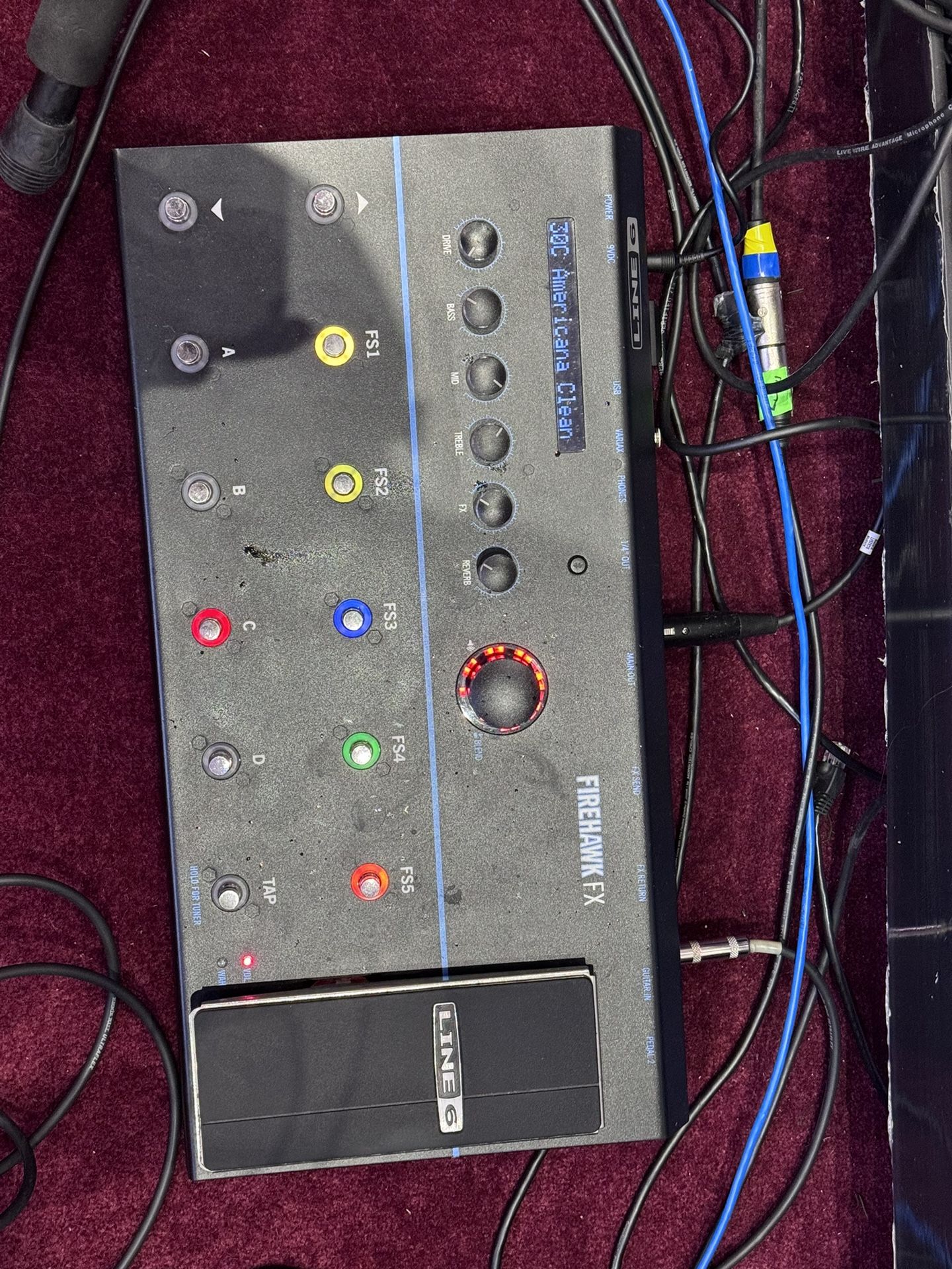 Line 6 Firehawk Guitar Effect Pedal