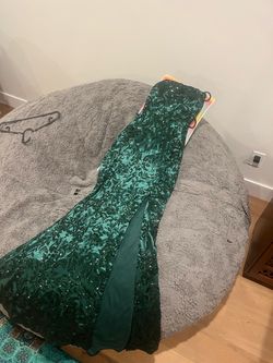 Green dress size XS