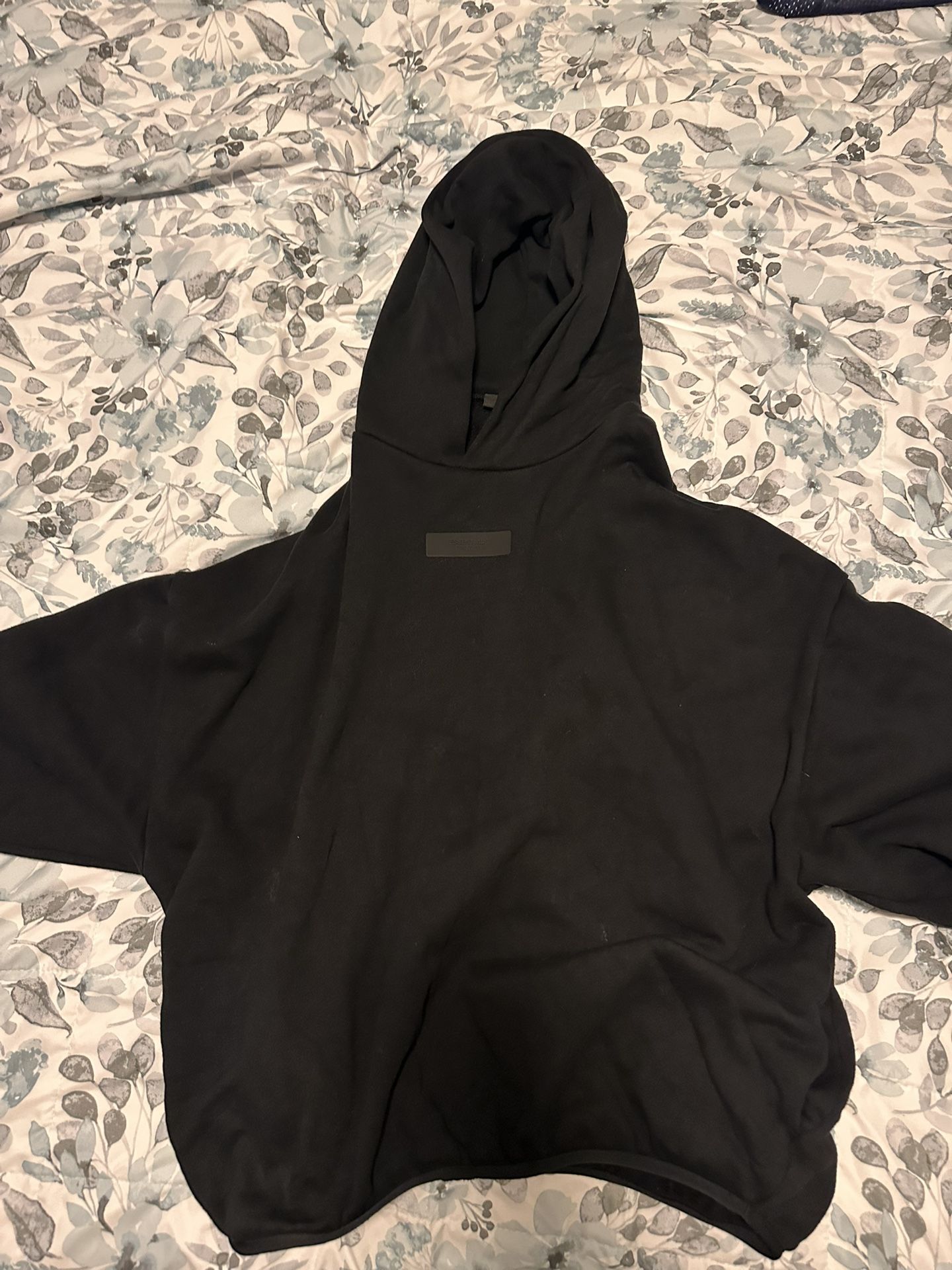 Black Essentials Hoodie