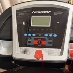 3.25HP Folding Electric Treadmill, Famistar Auto Incline Treadmill