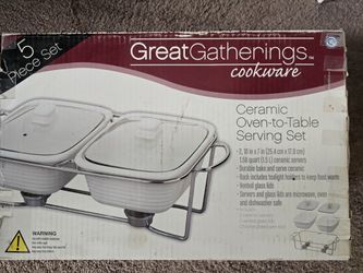 Ceramic Oven To Table Set