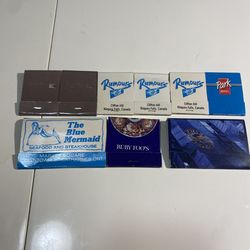 Vintage matchbooks Niagra falls/Ontario resturant matchbook lot.