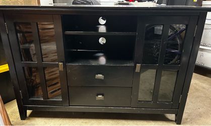 Black entertainment center