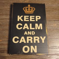 Keep Calm Wall Decor