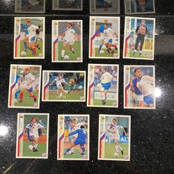 Lot of 11 RUSSIA: 1994 Upper Deck World Cup Contenders English/ Spanish Cards