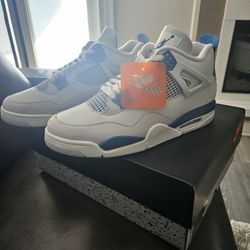 Size 12 Jordan Retro 4 Military Blue