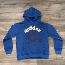 Sp5der Hoodie Blue