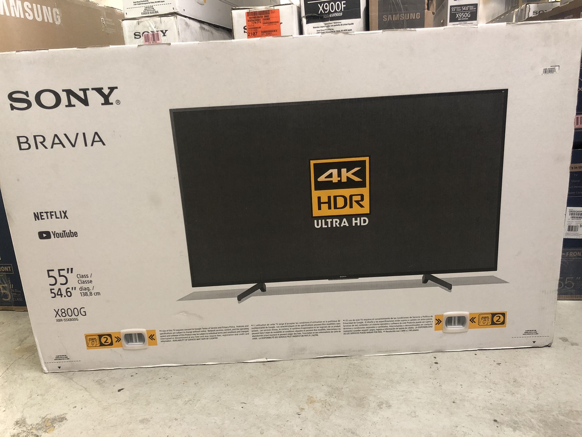 Sony XBR55X800G 55-inch 4K UHD Smart TV 2019 X800G