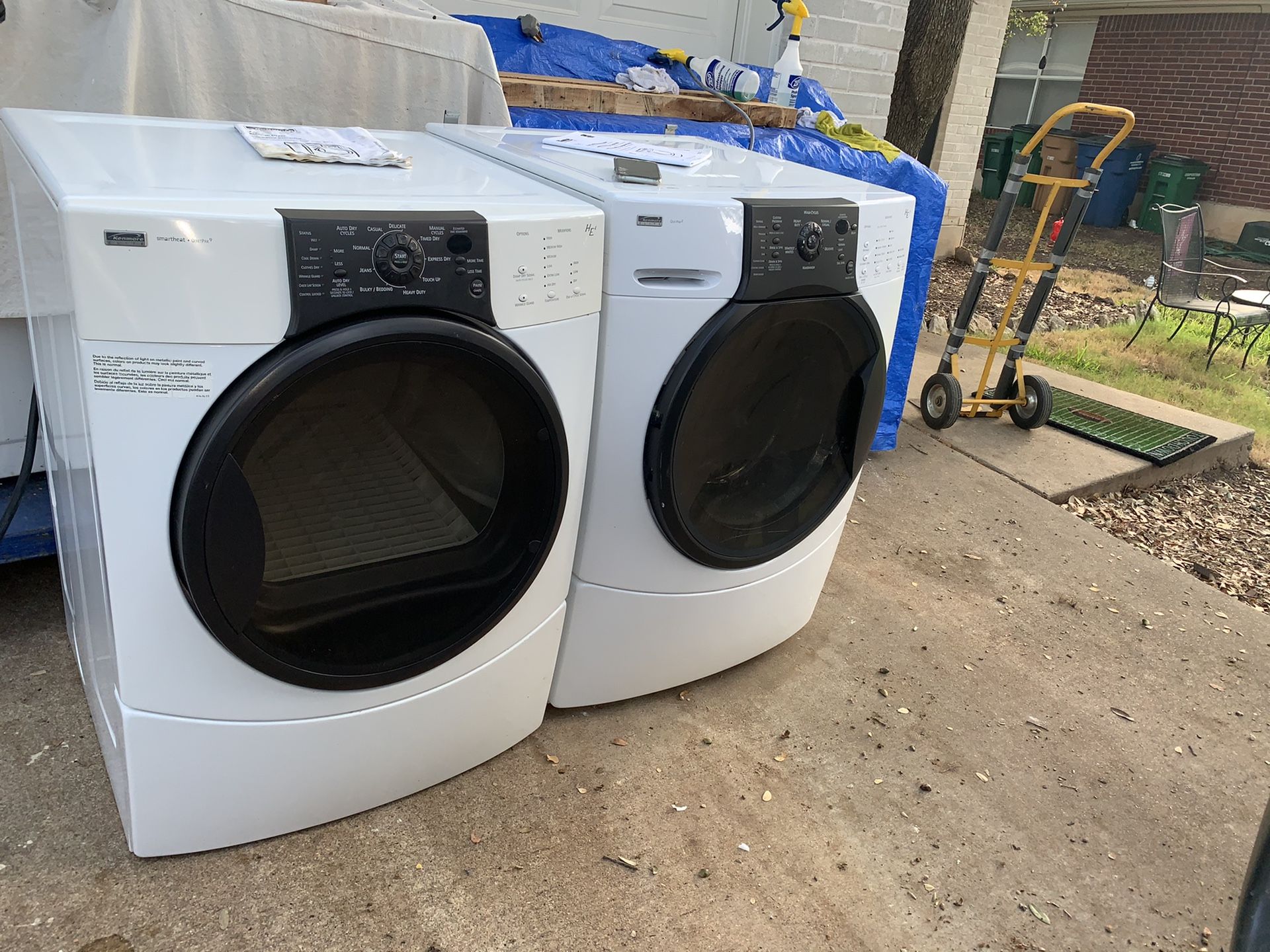 Kenmore elite quiet pak-9 electric washer /dryer combo!!!