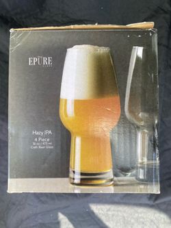 Craft beer glasses
