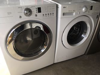 LG washer and gas dryer