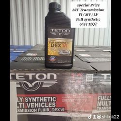 Special Price ATF Transmission VI Drexon MV LV Full Synthetic Case 12QT High Quality Available 