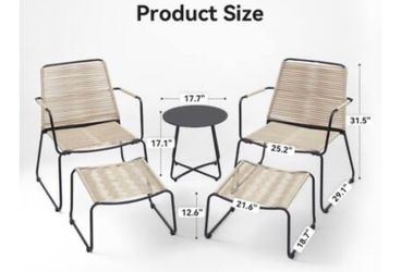 Brand new patio bistro set