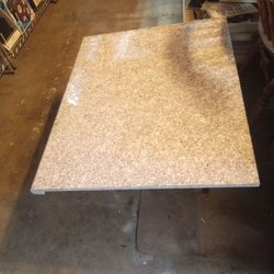 Marble top accent table