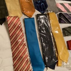 Brand New Silk Neckties  A Total Of  55  Designer Ties