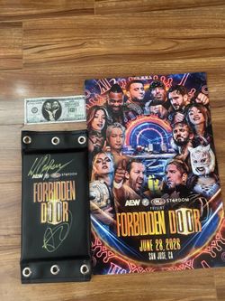 Aew forbidden door collectibles
