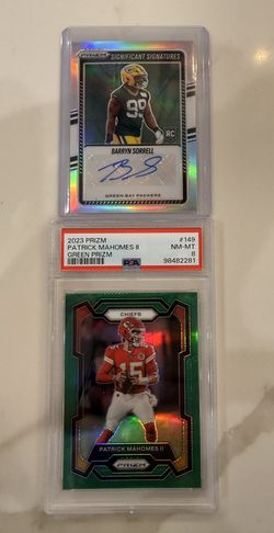 2025 Significant Signatures Barryn Sorrell Auto RC & 2023 Patrick Mahomes PSA-8