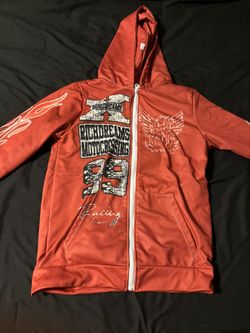 Red Zip-up Hoodie, Jacket