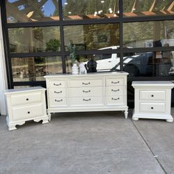 White Solid Dresser.real wood