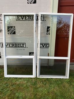 Large used windows with vents