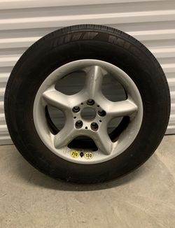 Spare Tire BMW X5 Full Sized (Not A Donut) Including Rim 17 In