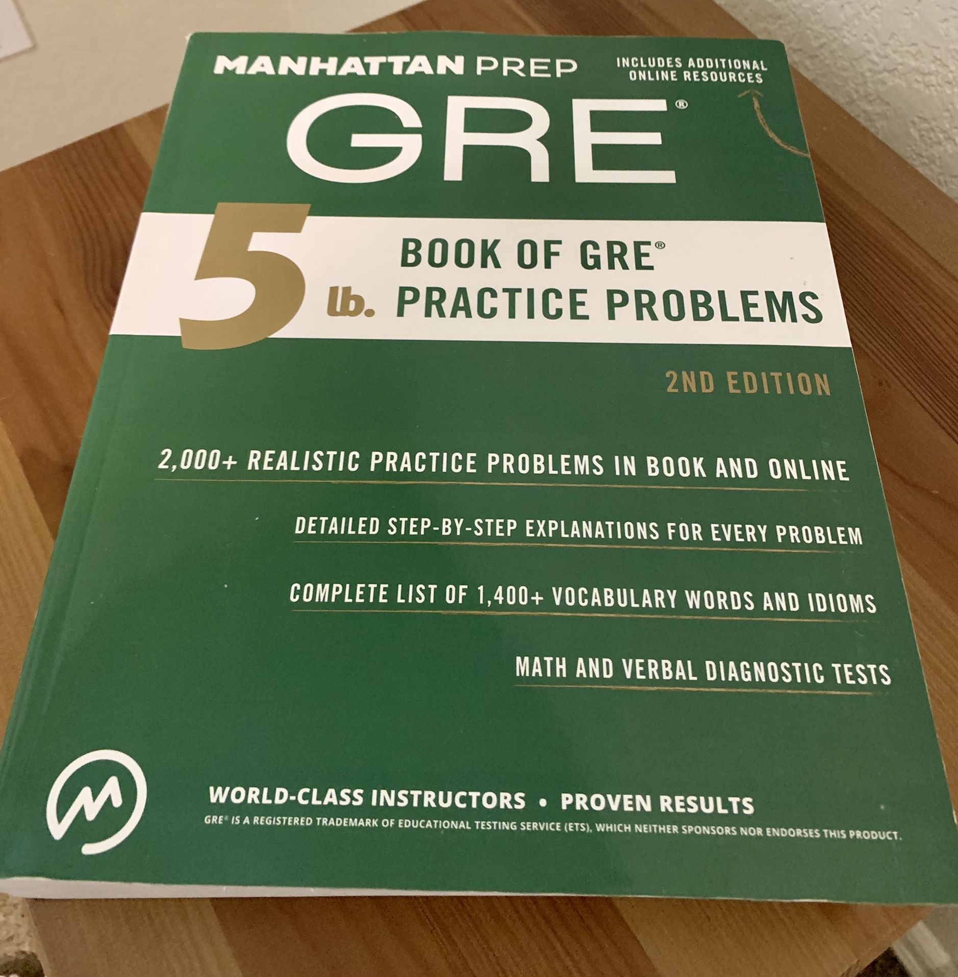 GRE Manhattan Prep Book