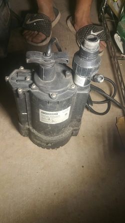 Everbuilt 1/3 hp sump pump