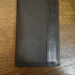 Travelon Black Leather Passport Holder Wallet