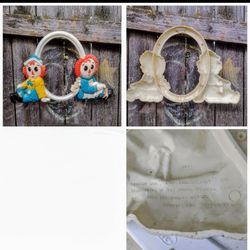 Vintage Raggedy Ann and Andy Frame 1977