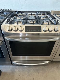 LG Gas burner and Electric oven