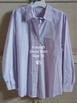 Foxcroft Dress Shirt Size 8